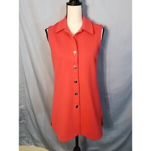 Jantzen dark peach tunic vest.